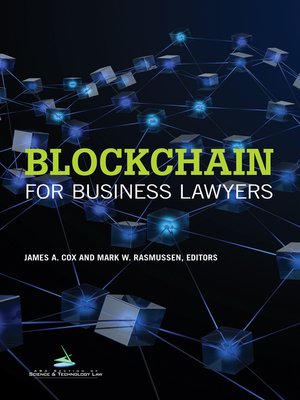 cover image of Blockchain for Business Lawyers